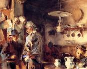 约翰辛格萨金特 - A Spanish Interior